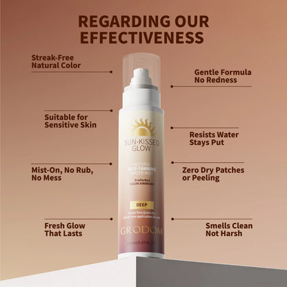 Organic Self-Tanning Mist for Body, Face and Hands