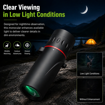 AI15 Day/Night Dual-Use Monocular | 8000m Long Distance Detection Range