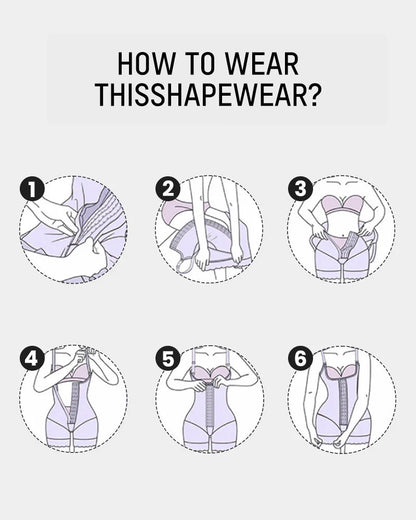 Extra Plus Size Shaper Bodysuit – Seamless Tummy Control Shapewear