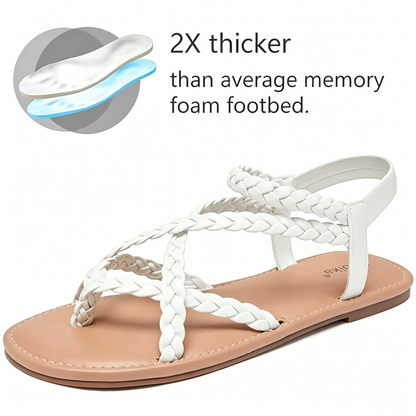 ✨Flip Flop Casual Strapy Sandals Slip on Summer Beach Shoes for Women