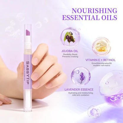 2-in-1 Ceramic  Cuticle Oil Pusher Pen