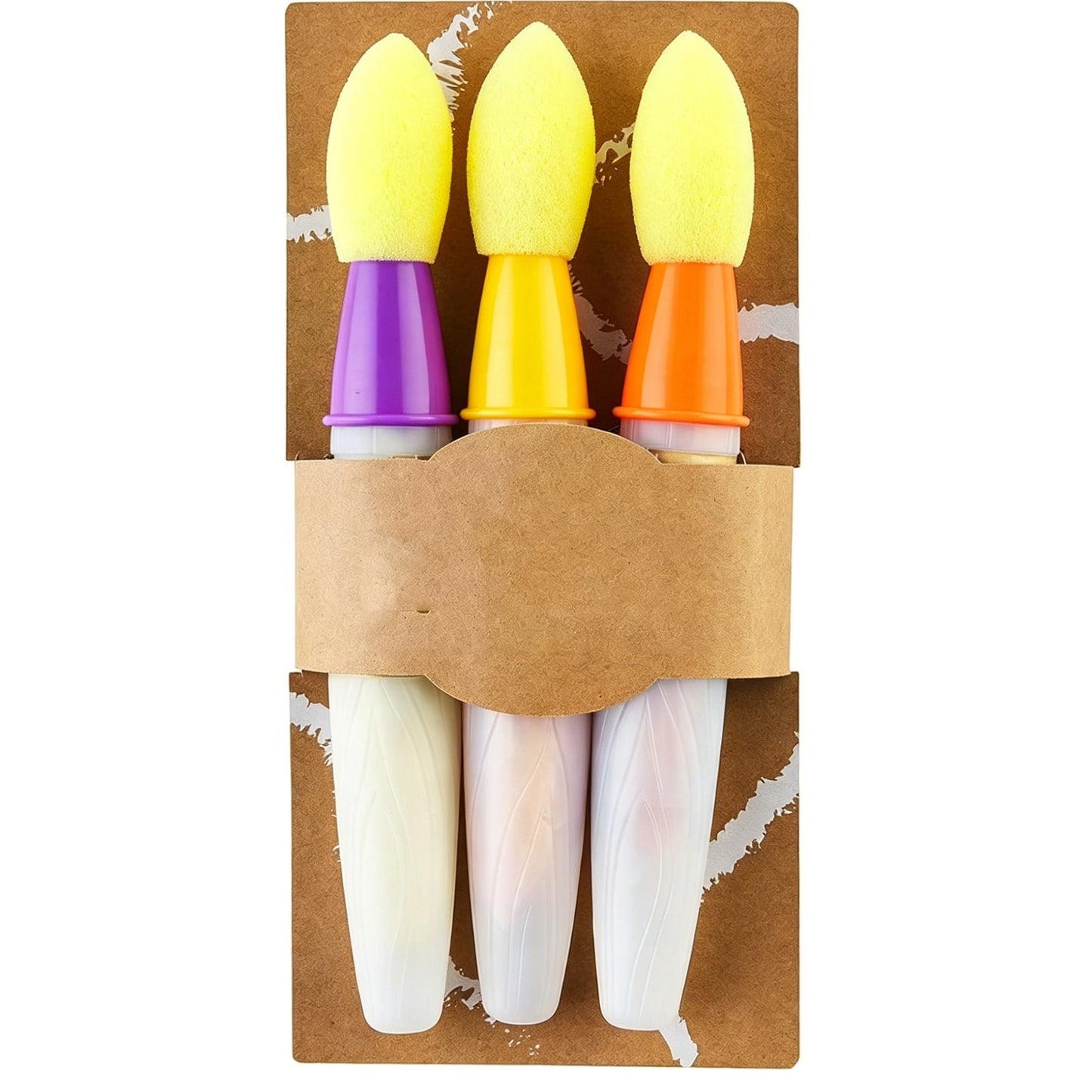 Sidewalk Chalk Paint Brush Set – 3-Pack Water Drawing Brushes, Washable & Easy Use
