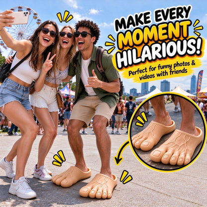Funny Bigfoot Slippers – Giant Feet Halloween Costume Shoe Covers