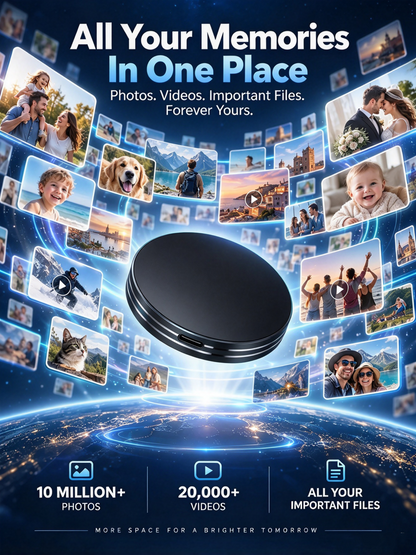 Magnetic Portable SSD – 4K External Storage Drive
