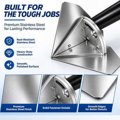 Stainless Steel Interior Corner Finishing Trowel