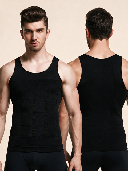 Men's Fitted Compression Body Shaper Tank Top