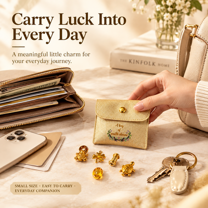 Golden Lucky Turtle Wealth Charm Set - Bites onto Luck, Never Lets Go