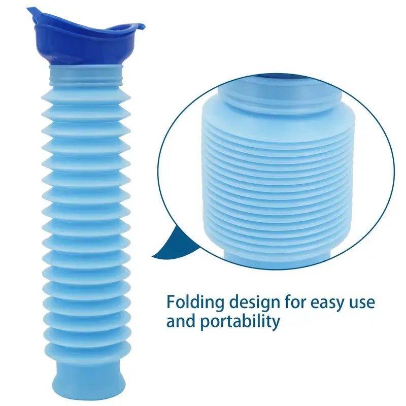 Portable Emergency Urinal – Leak-Proof, Collapsible & Spill-Proof for Travel