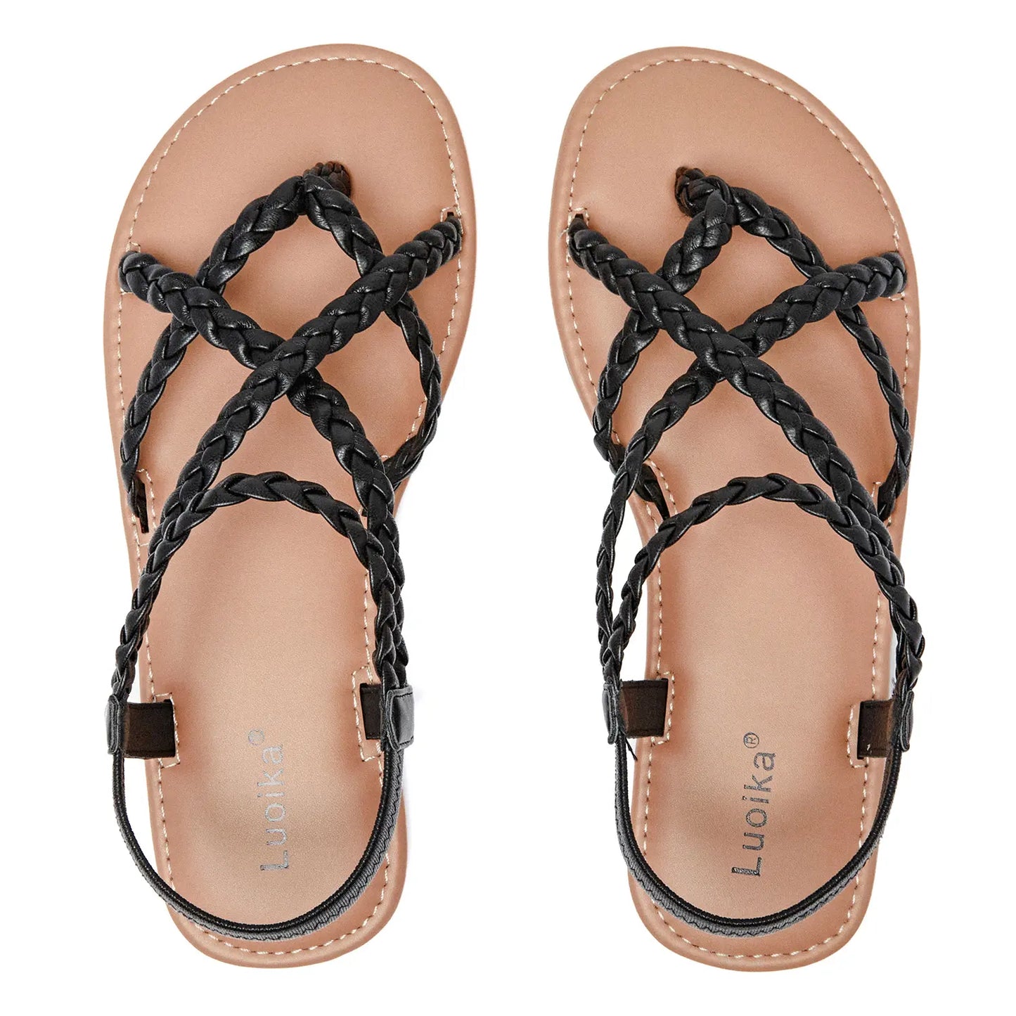 ✨Flip Flop Casual Strapy Sandals Slip on Summer Beach Shoes for Women