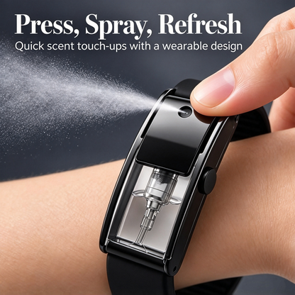 Refillable Perfume Bracelet – Wearable Cologne Atomizer for Men & Women