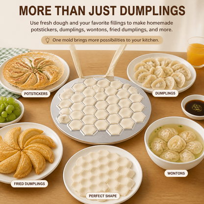 37-Hole Dumpling Mold – Quick Batch Making Tool