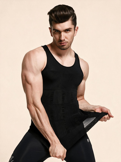 Men's Fitted Compression Body Shaper Tank Top