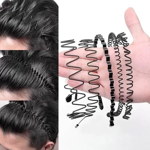 Men & Women's 6-Count Elastic Headbands Set