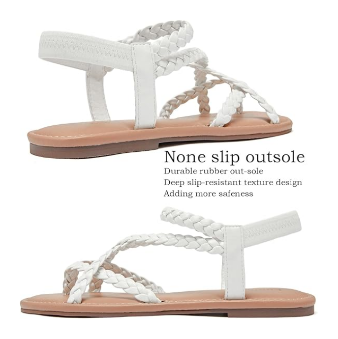 ✨Flip Flop Casual Strapy Sandals Slip on Summer Beach Shoes for Women