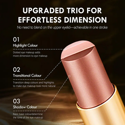 3-in-1 Waterproof Shimmer Eyeshadow Stick Set