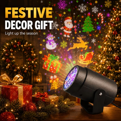 Christmas Projector Lights, 16 Rotating LED Patterns for Holiday Decor