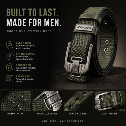 Unisex Minimalist Waistband – Stylish Perforated Leather Belt with Square Alloy Buckle