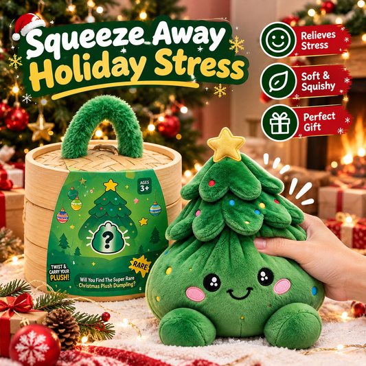 2026 Giant Dumpling Plush – Squishy Stress Toy (Christmas & Halloween Editions)