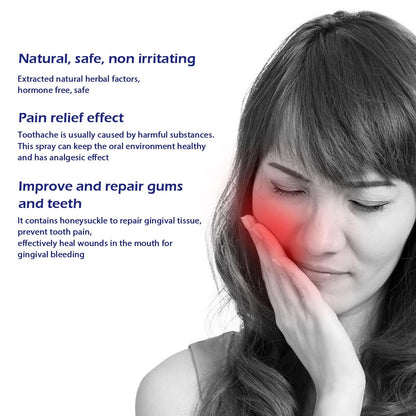 Fast-Acting Tooth Discomfort Relief Spray for Gums & Wisdom Tooth Pressure