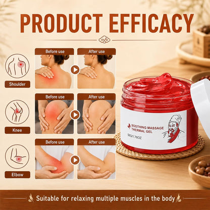 Deep Warming Massage Gel - Natural Herbal Wellness Therapy Solution with Menthol