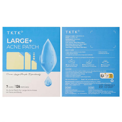 Large Pimple Patches for Face & Body Zit Breakouts (126 Count)