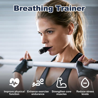 Portable Adjustable Resistance Breathing Trainer