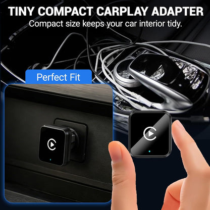 2-in-1 Wireless CarPlay Adapter|Convert Wired to Wireless for Factory Cars