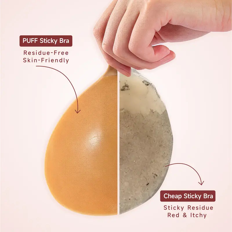 Push-up Sticky Bra- Reusable Silicone Adhesive Bra for Women