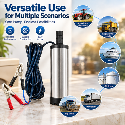Portable 12V DC Submersible Fuel Transfer Pump