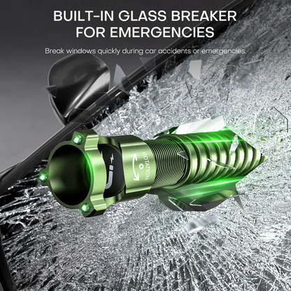 Compact Rechargeable EDC Flash Light | Cordless Rechargeable Light-Up Torch for Working & Emergency