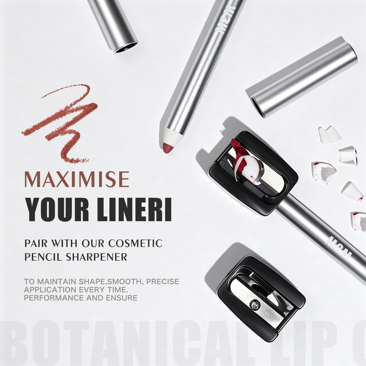 Waterproof Gel Lip Liner – Long-Lasting Precision Pencil