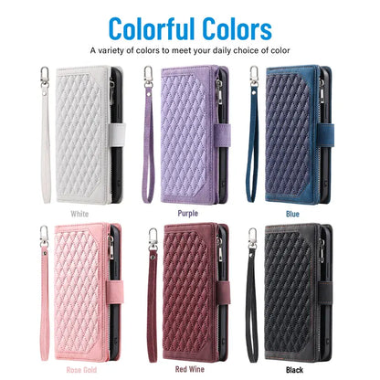 Magnetic Closure Flip Handbag Zipper Purse Shell for Women