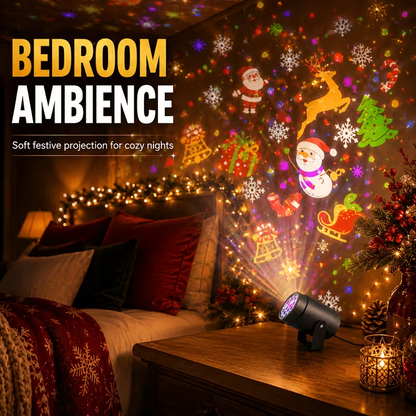 Christmas Projector Lights, 16 Rotating LED Patterns for Holiday Decor