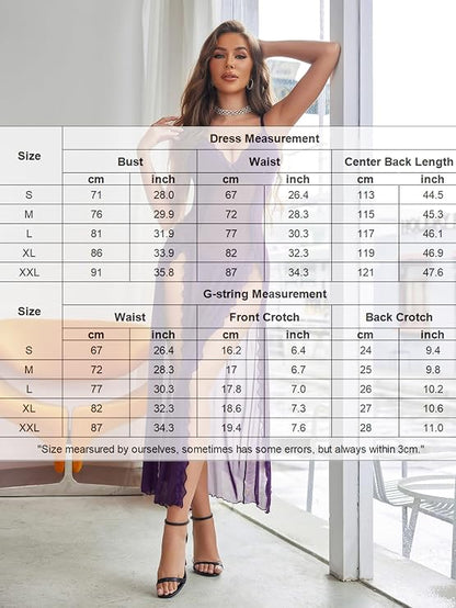 Lace Babydoll Chemise Sexy Mesh Nightdress