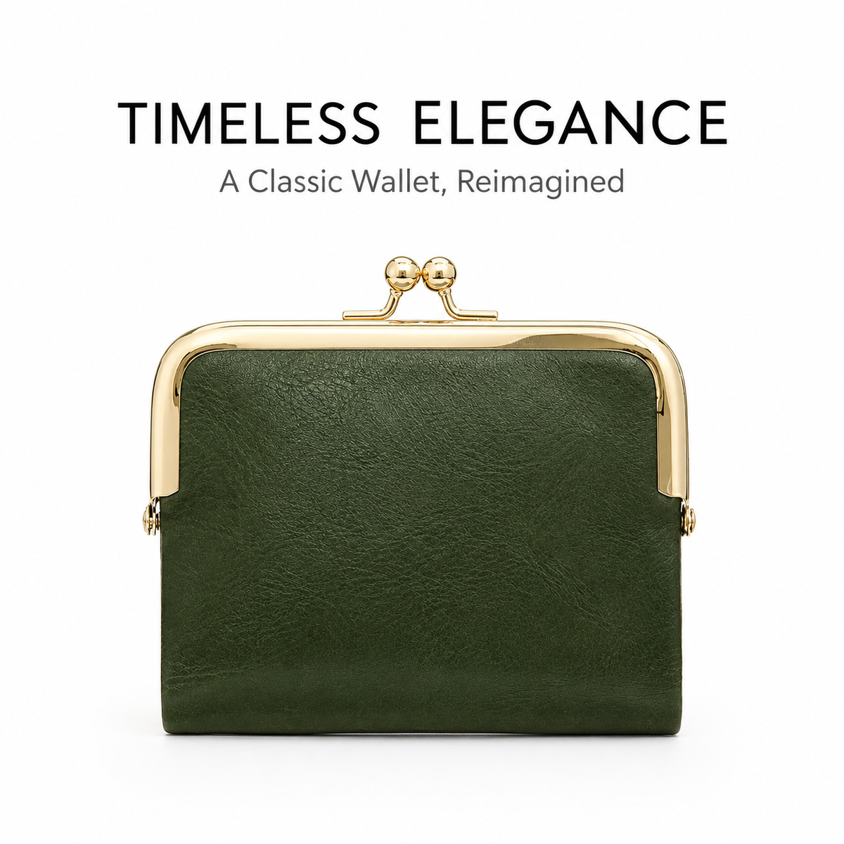 Women's Vintage Style Foldable RFID Blocking Leather Wallet