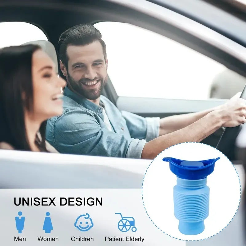 Portable Emergency Urinal – Leak-Proof, Collapsible & Spill-Proof for Travel