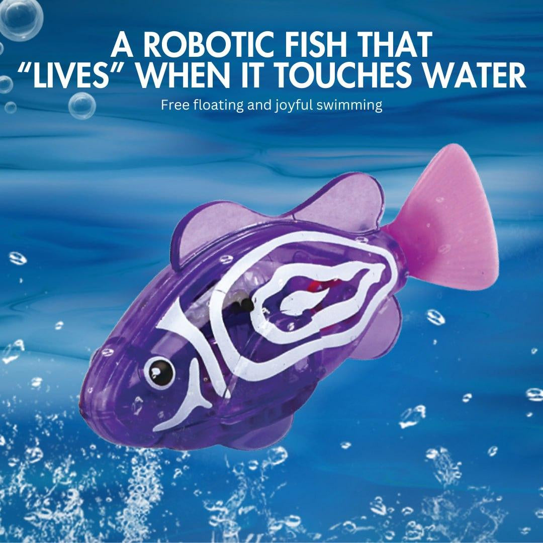 Interactive Robotic Fish Toy for Kids – Water Activated Swimming Fish