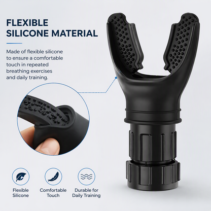 Portable Adjustable Resistance Breathing Trainer