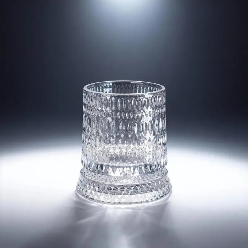 Luxury 360° Spinning Crystal Glass