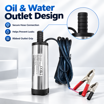 Portable 12V DC Submersible Fuel Transfer Pump