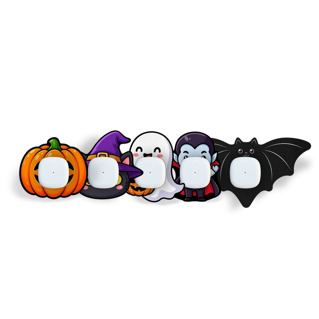 Halloween CGM Sensor Adhesive Patches – Waterproof & Cute Sensor Overlays