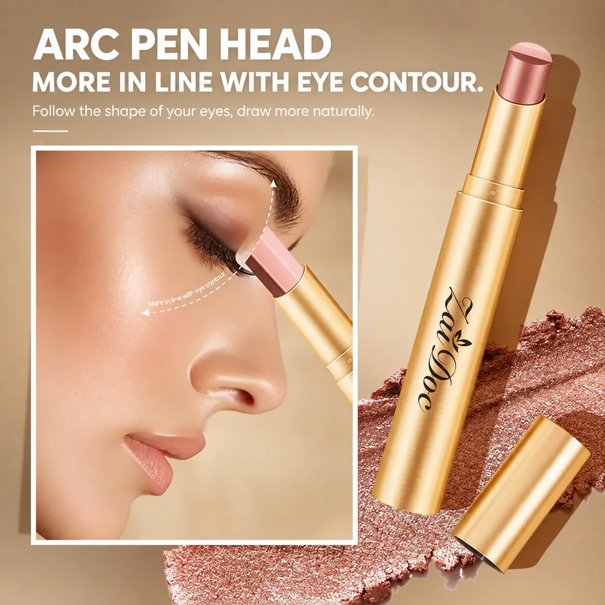 3-in-1 Waterproof Shimmer Eyeshadow Stick Set