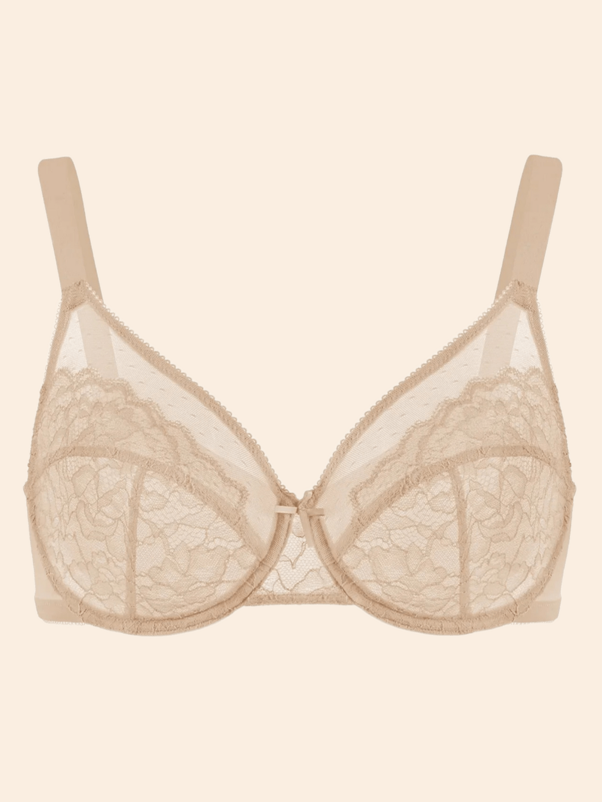 Enchante Unlined Non-padded Lace Underwire Bra