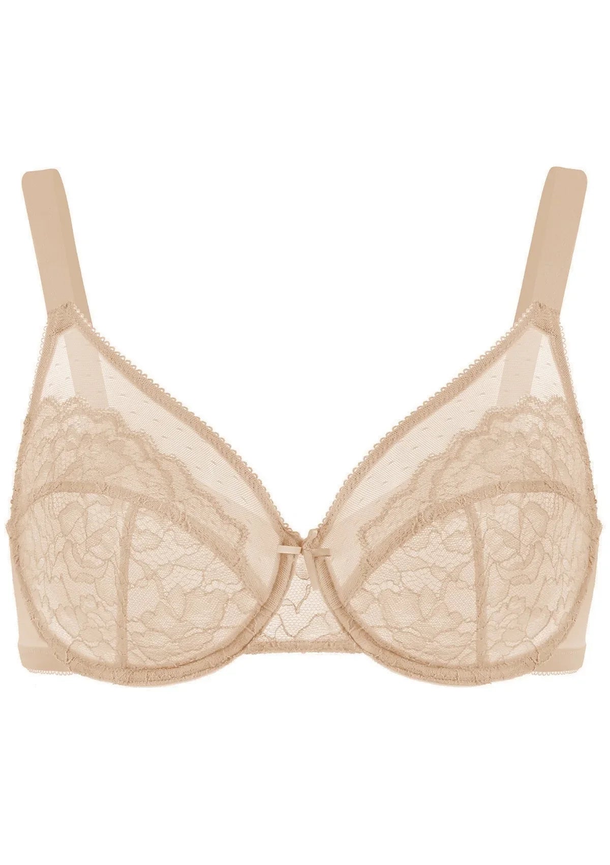 Enchante Unlined Non-padded Lace Underwire Bra
