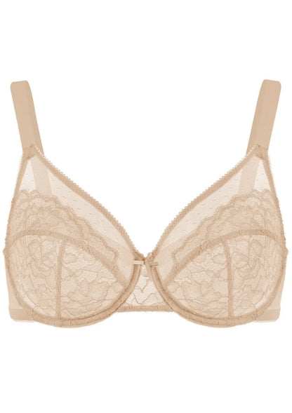 Enchante Unlined Non-padded Lace Underwire Bra