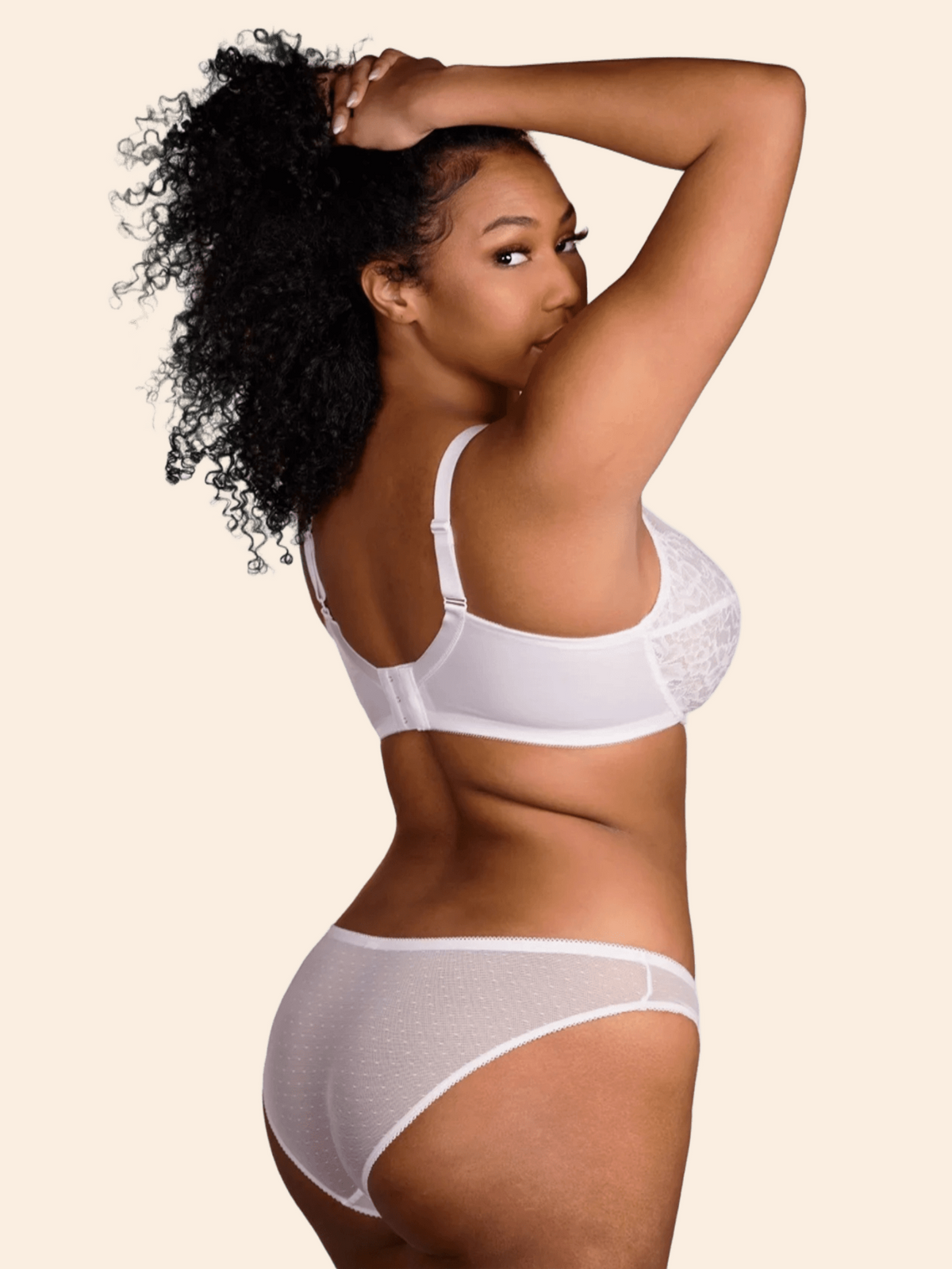 Enchante Unlined Non-padded Lace Underwire Bra