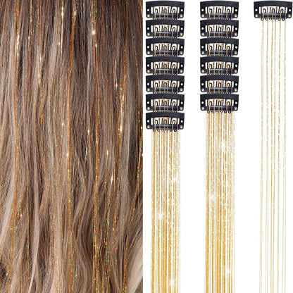 Buy 1 Get 1 Free 🔥 Fairy Hair Metal Wire Set|6-Piece Clip-On Rainbow Hair Accessories