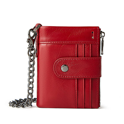 Rfid Blocking Genuine Leather Wallet