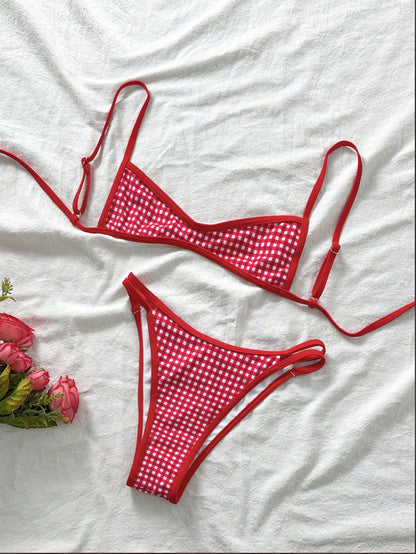 Floral Print Bikini Set – Two-Piece Chic Summer Swimsuit for Beach & Vacation