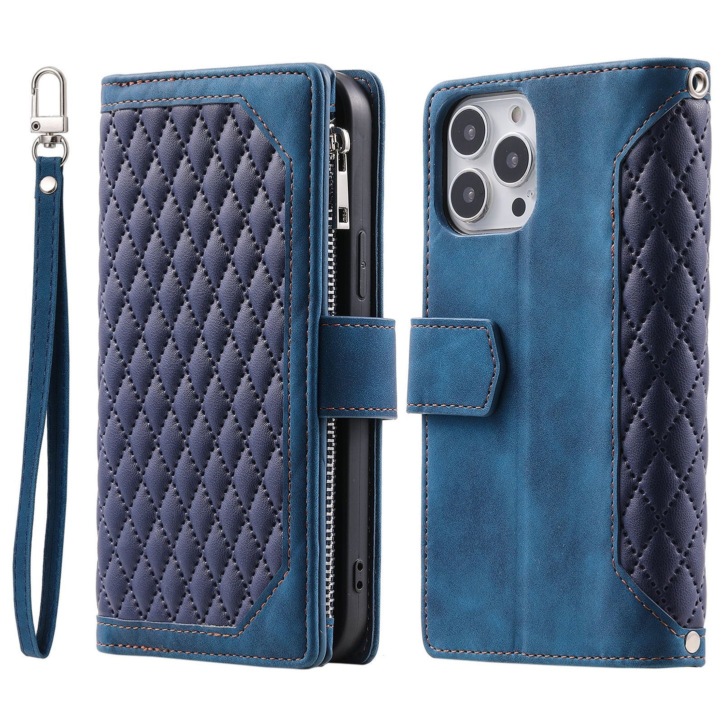 Magnetic Closure Flip Handbag Zipper Purse Shell for Women